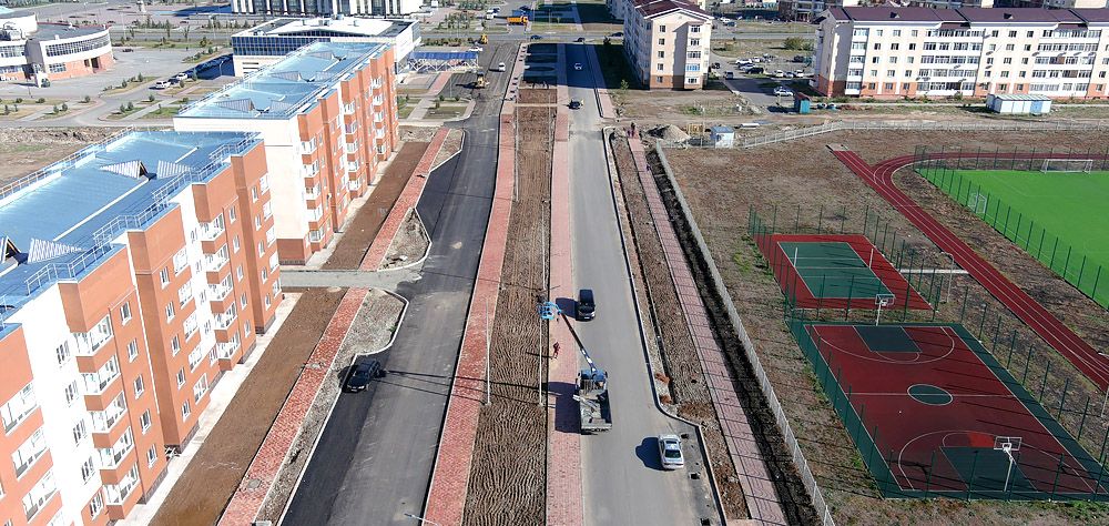 Construction of Roads in South-West Residential Area (microdistricts No. 8,9) Taldykorgan